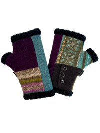 One of a Kind Arctic Fingerless Gloves 361