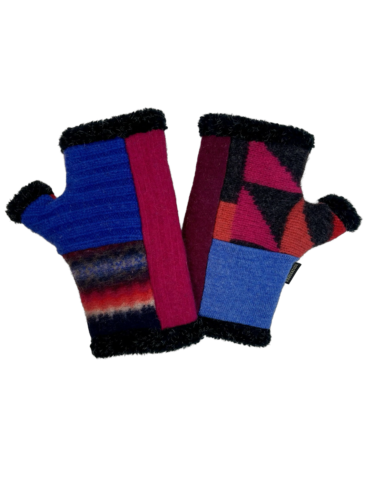 One of a Kind Arctic Fingerless Gloves 332