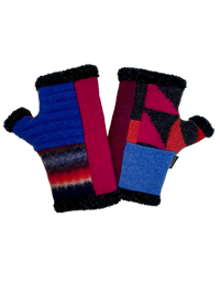 One of a Kind Arctic Fingerless Gloves 332