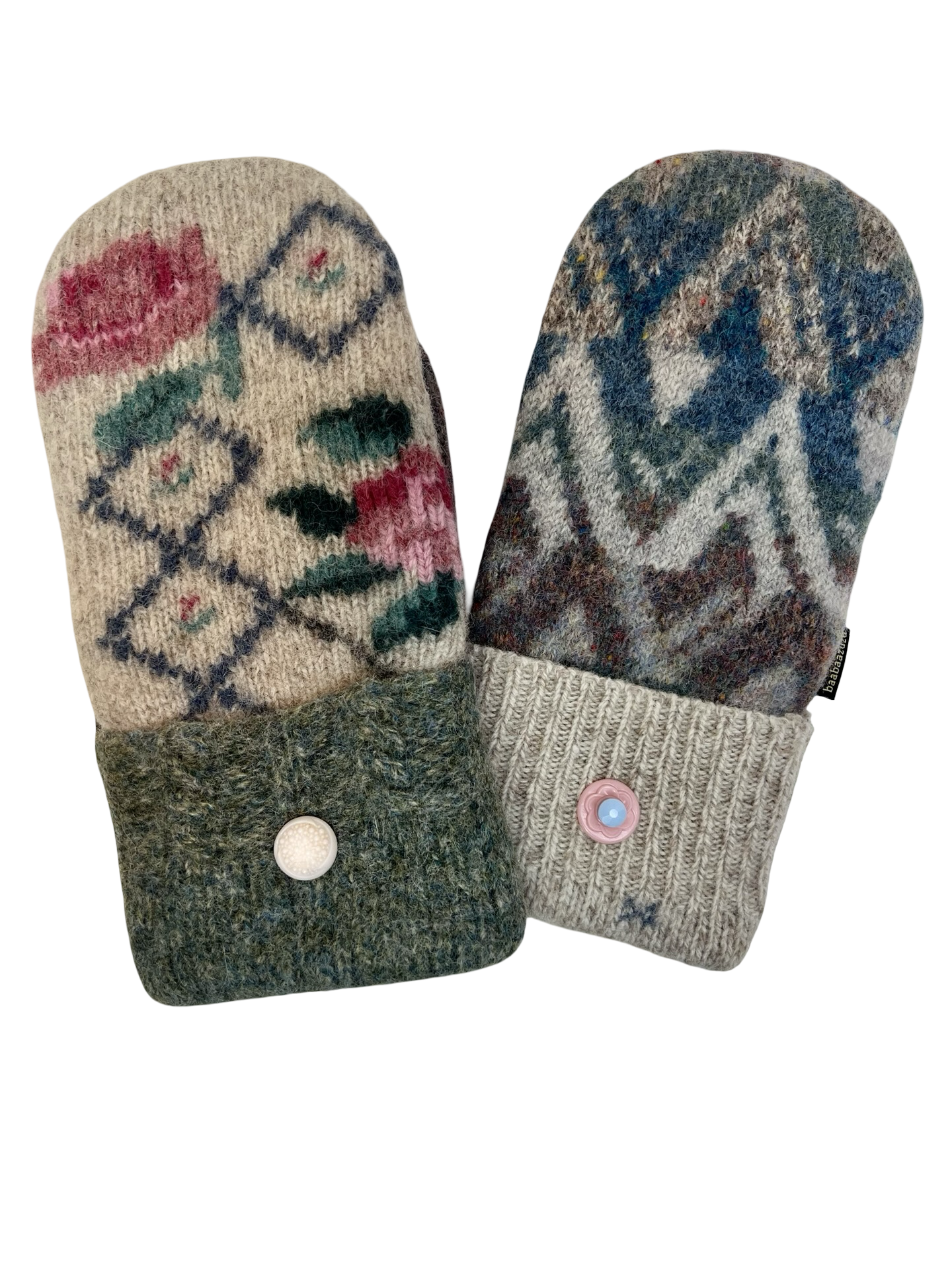 One of a Kind Sweater Mittens 567