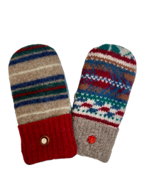 One of a Kind Sweater Mittens 389
