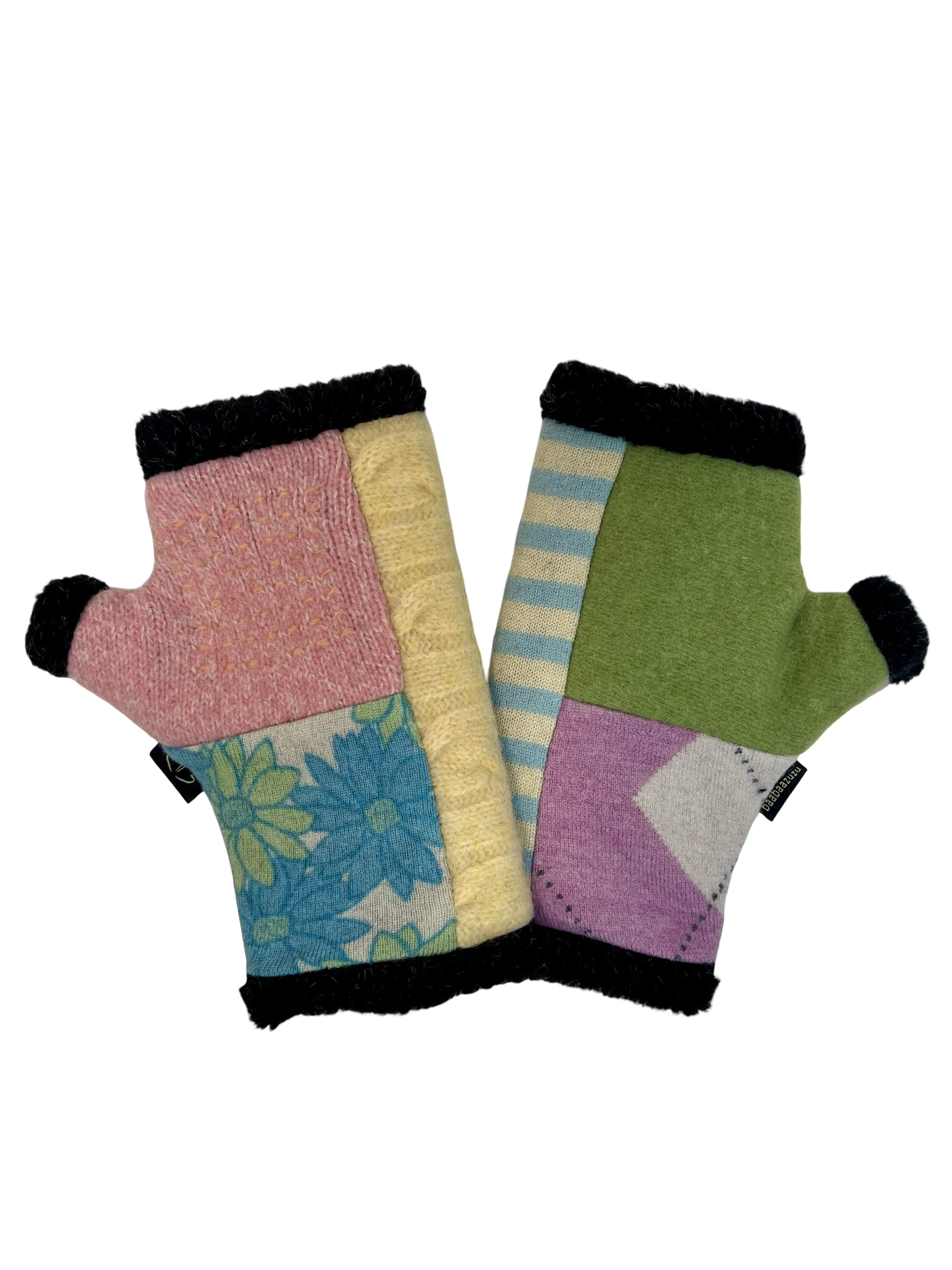 One of a Kind Arctic Fingerless Gloves 372