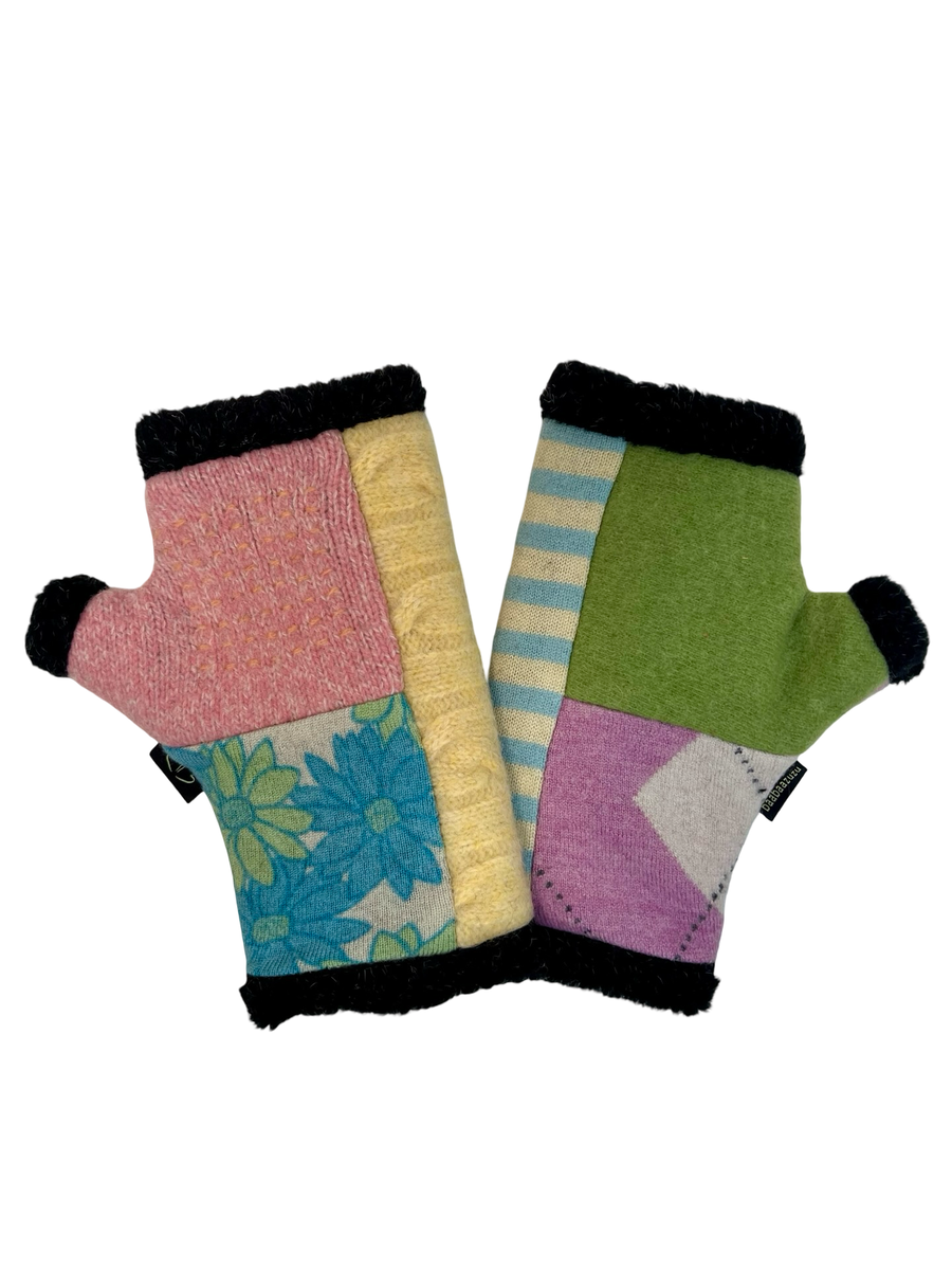 One of a Kind Arctic Fingerless Gloves 372