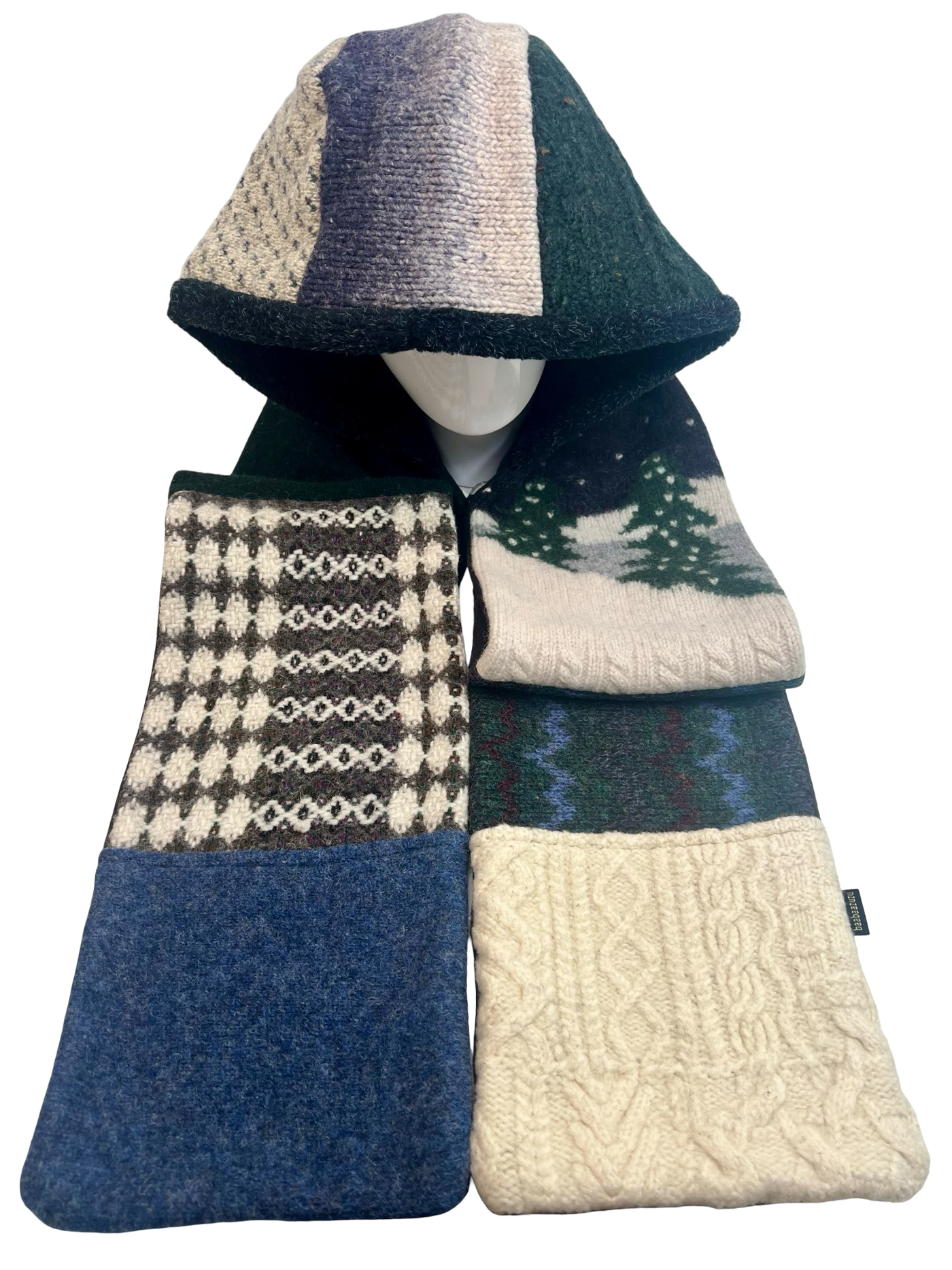 One of a Kind Hoodie Scarf 190