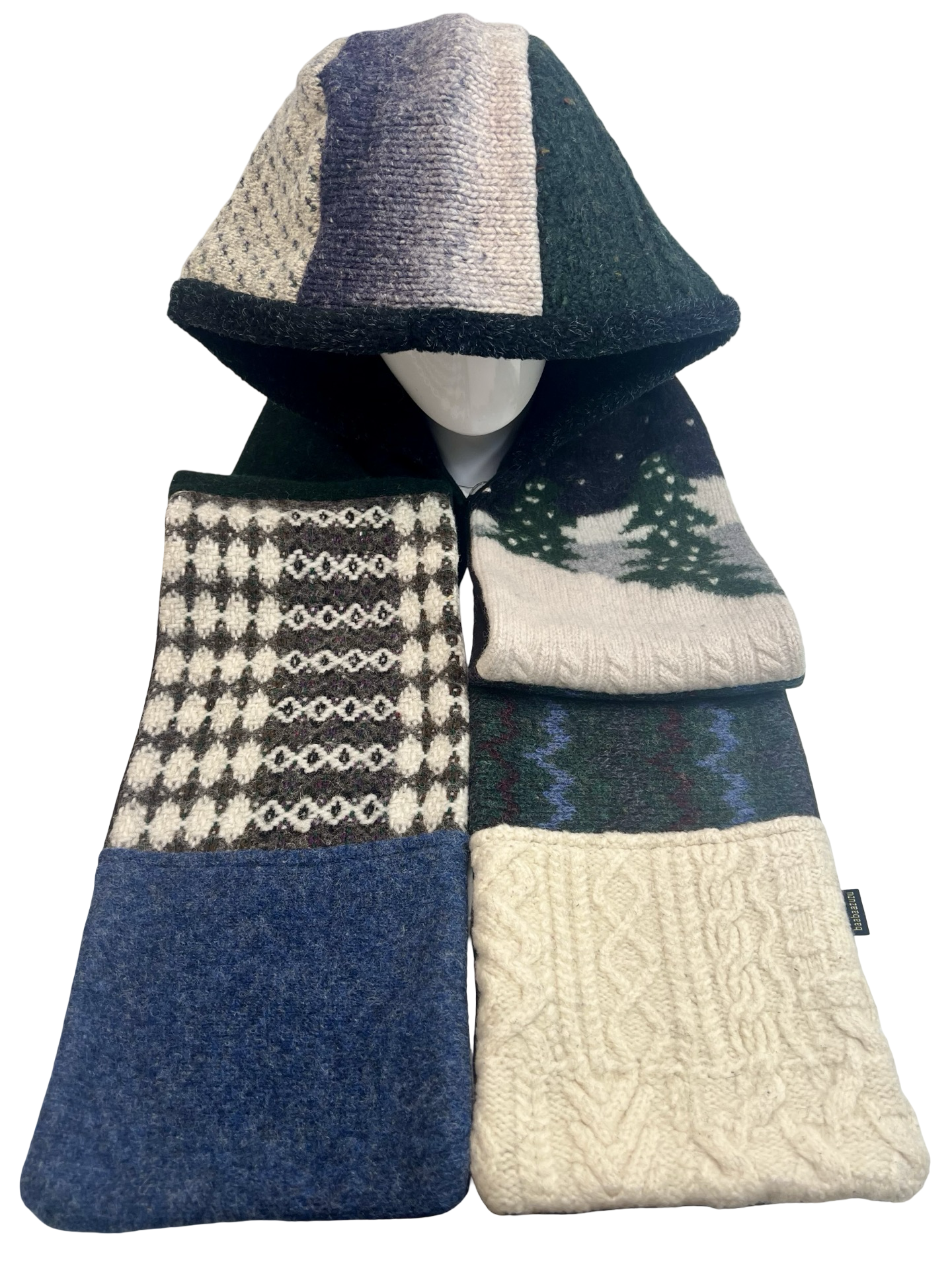 One of a Kind Hoodie Scarf 190