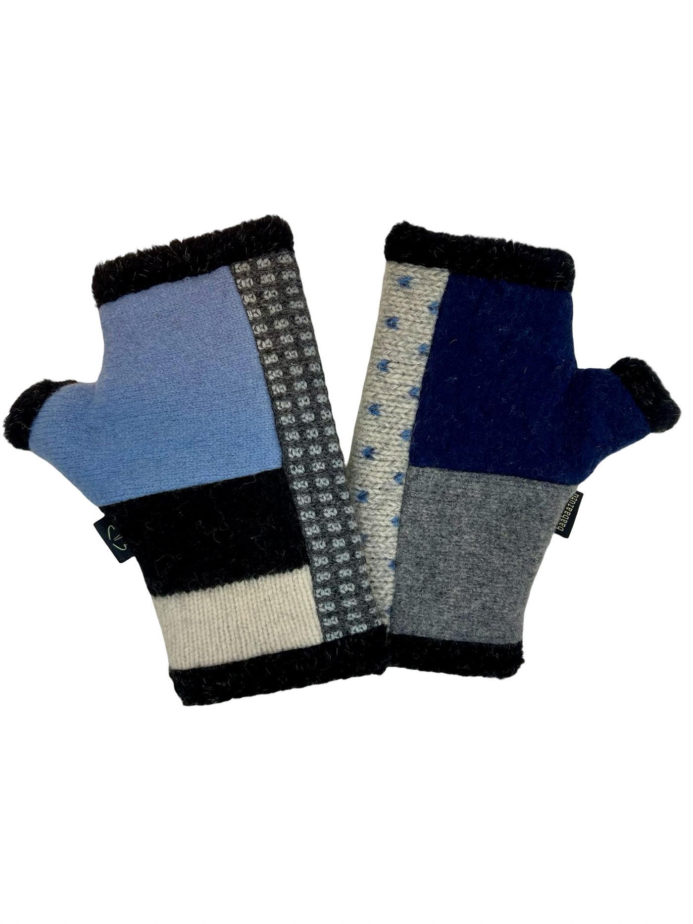 One of a Kind Arctic Fingerless Gloves 371