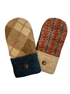 One of a Kind Sweater Mittens 329
