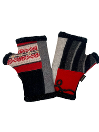 One of a Kind Arctic Fingerless Gloves 399