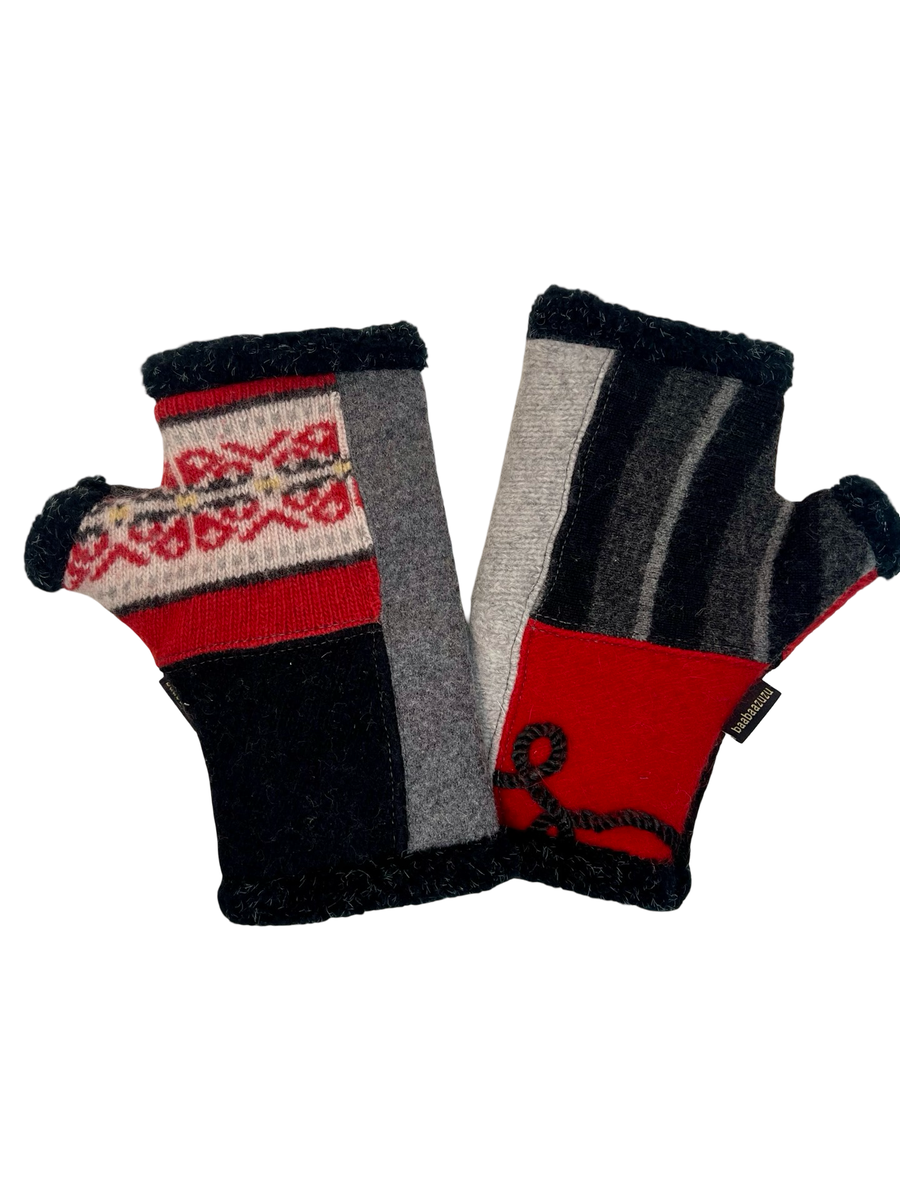 One of a Kind Arctic Fingerless Gloves 399