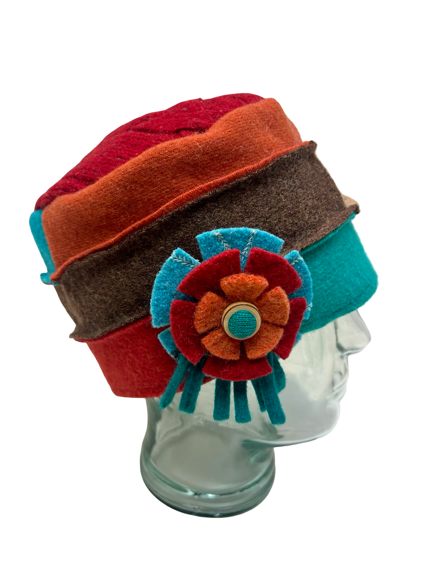 One of a kind Cloche Hat 137