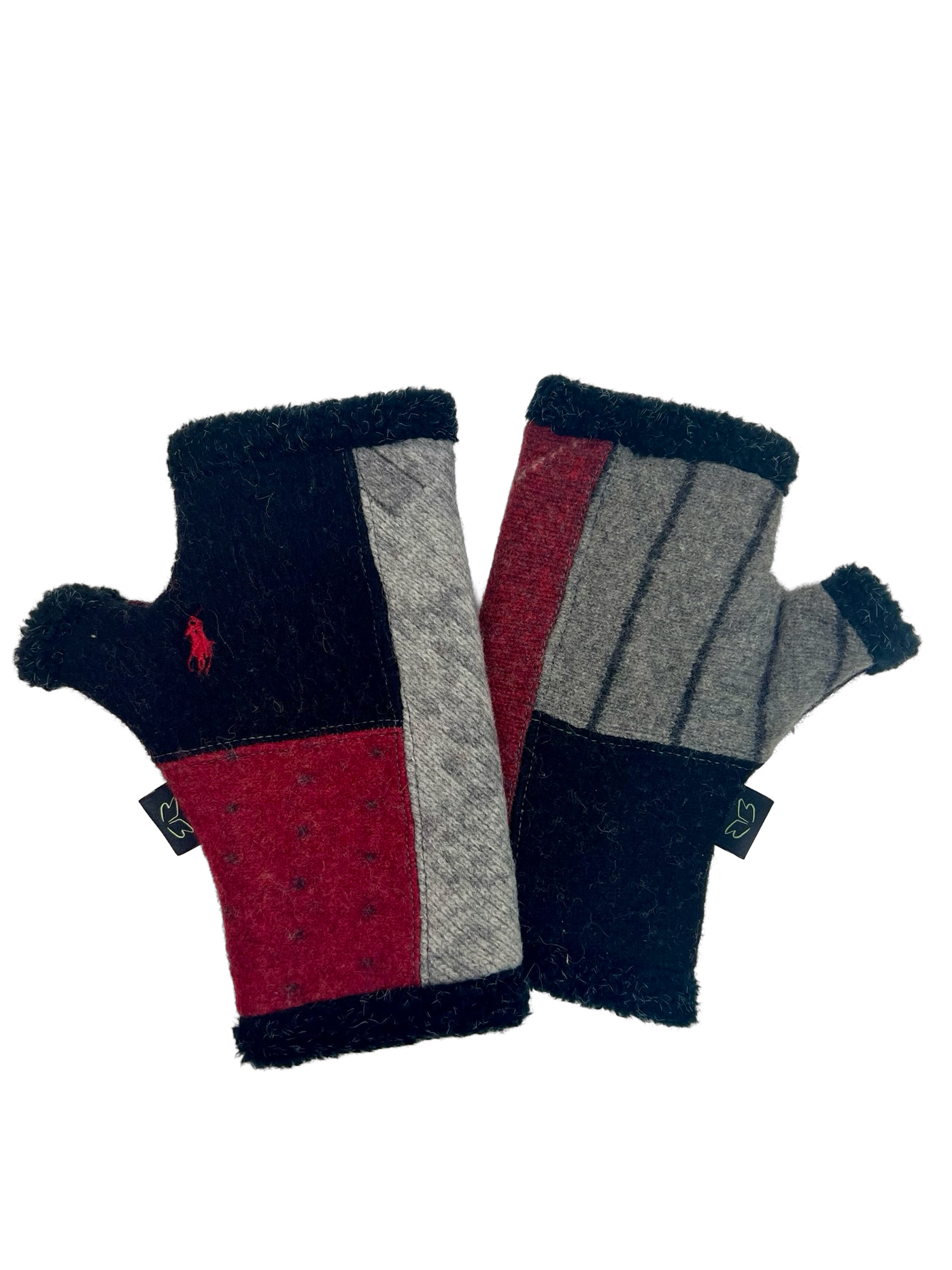 One of a Kind Arctic Fingerless Gloves 352