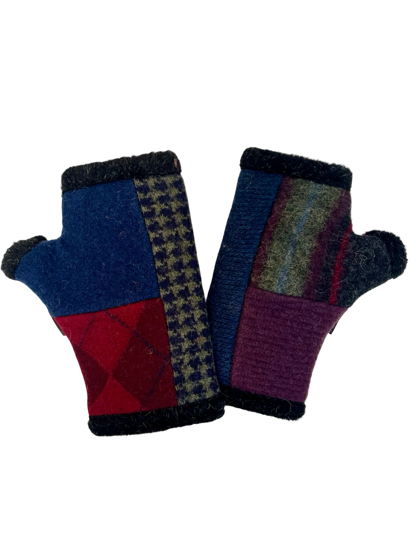 One of a Kind Arctic Fingerless Gloves 390