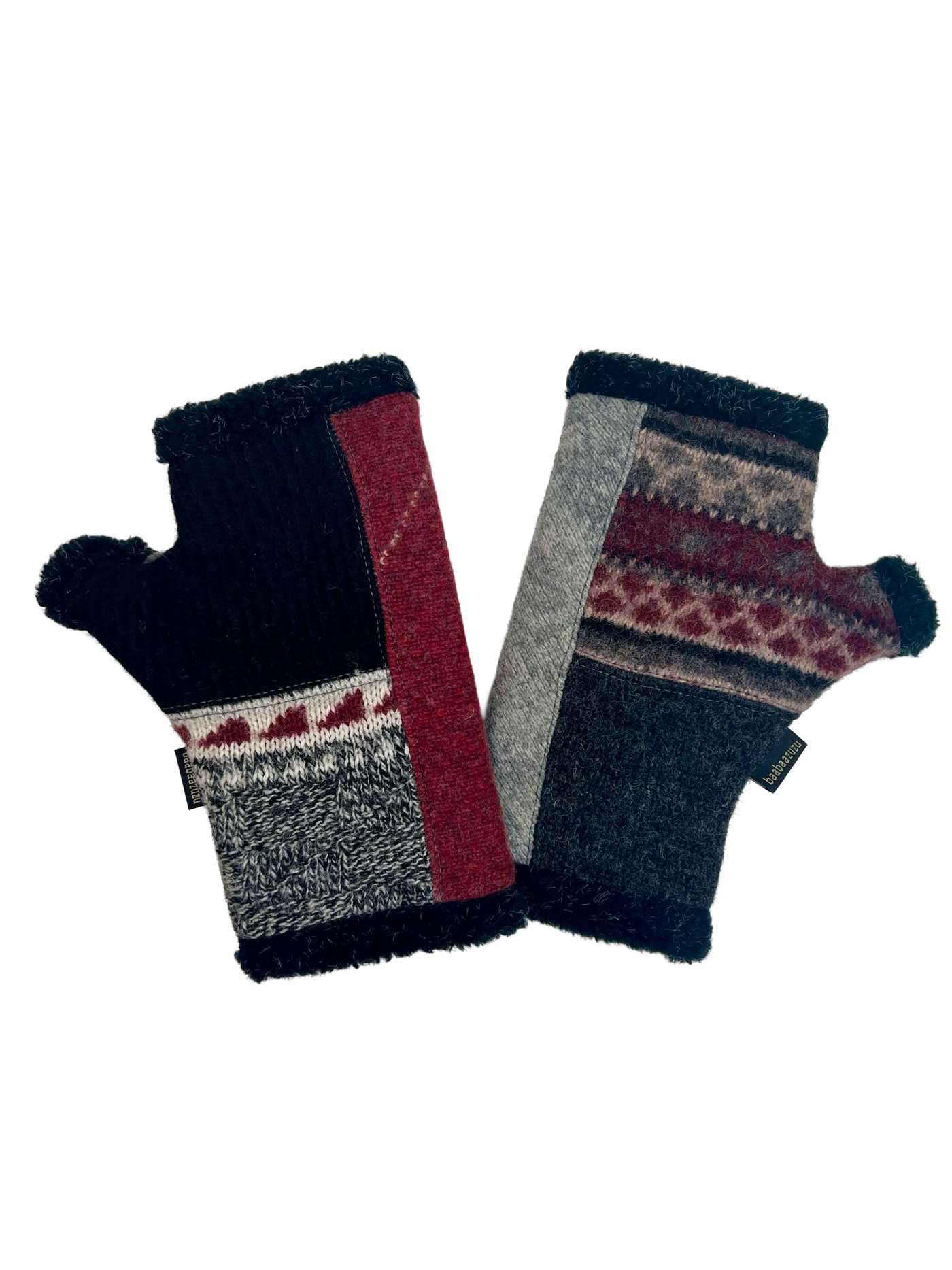 One of a Kind Arctic Fingerless Gloves 352