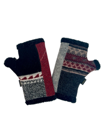 One of a Kind Arctic Fingerless Gloves 352