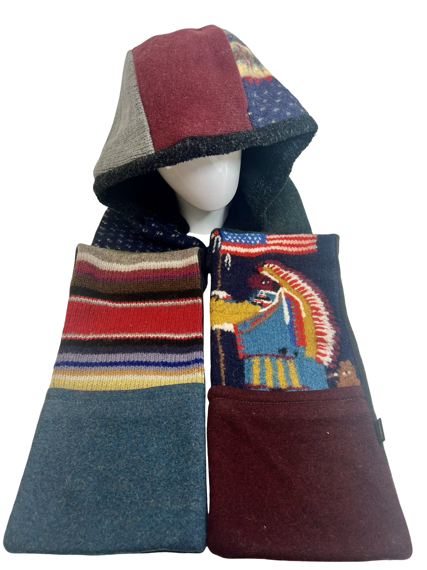 One of a Kind Hoodie Scarf 192