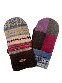 One of a Kind Sweater Mittens 558