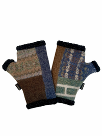 One of a Kind Arctic Fingerless Gloves 376