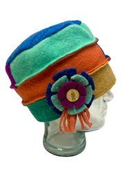 One of a kind Cloche Hat 135