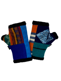 One of a Kind Arctic Fingerless Gloves 391