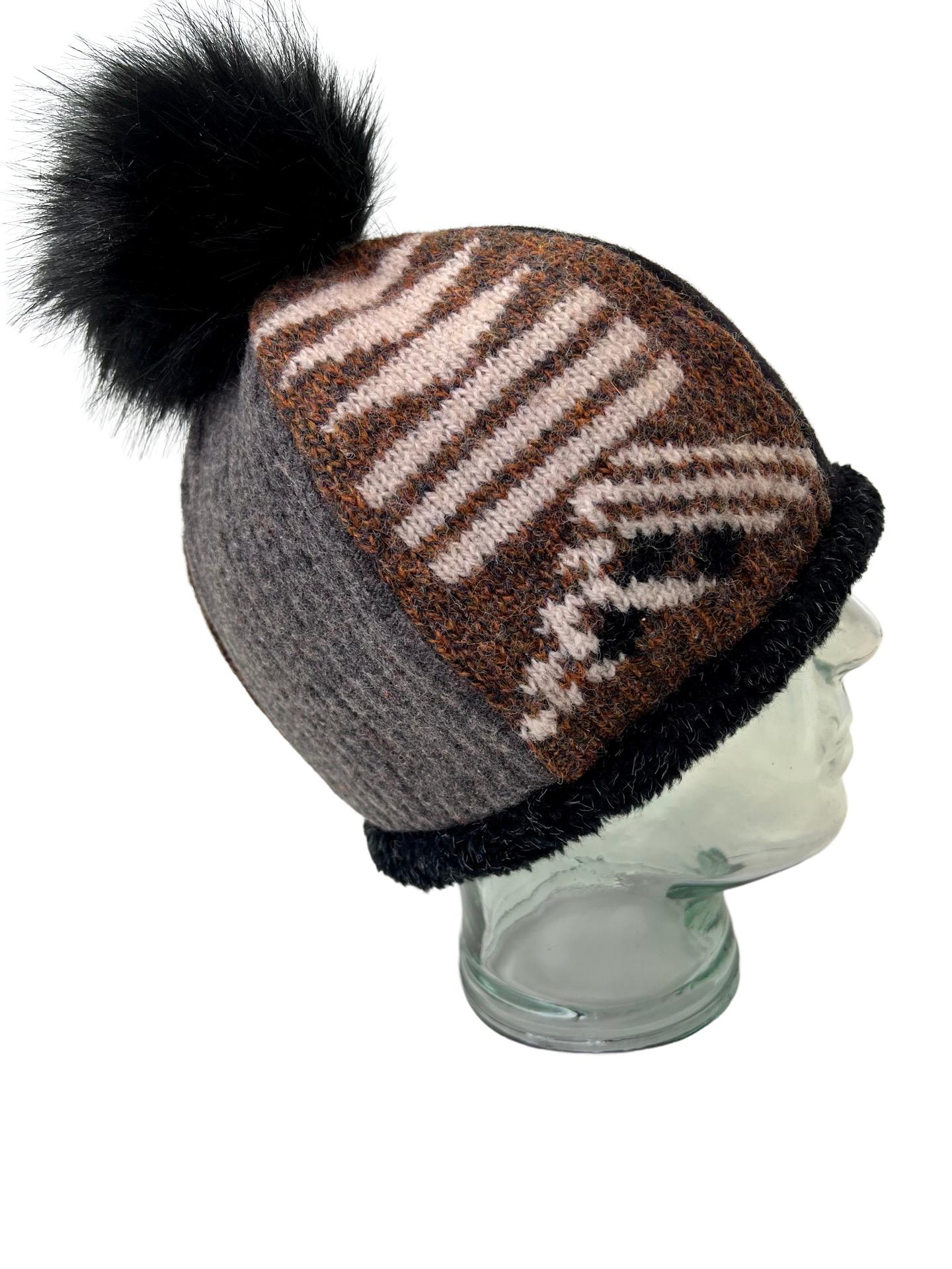 One of a Kind Pom Pom Hat 154