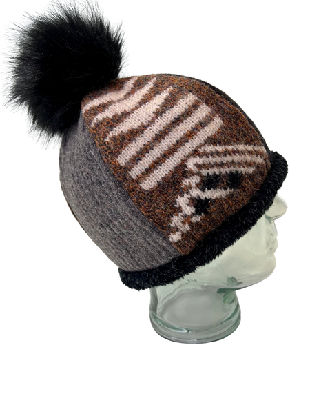 One of a Kind Pom Pom Hat 154