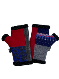 One of a Kind Arctic Fingerless Gloves 260