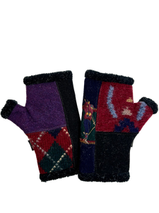 One of a Kind Arctic Fingerless Gloves 262