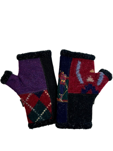 One of a Kind Arctic Fingerless Gloves 262