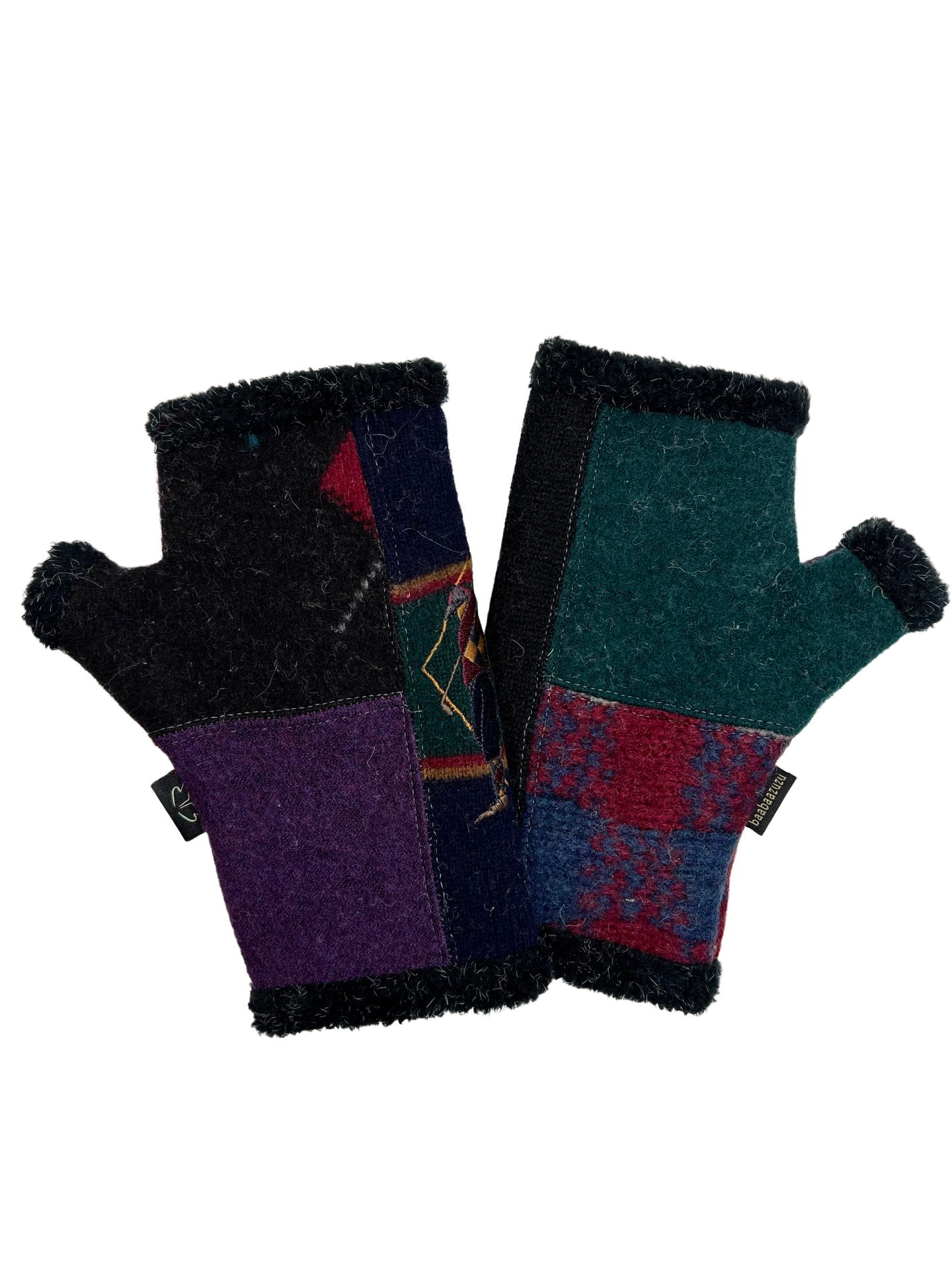 One of a Kind Arctic Fingerless Gloves 262