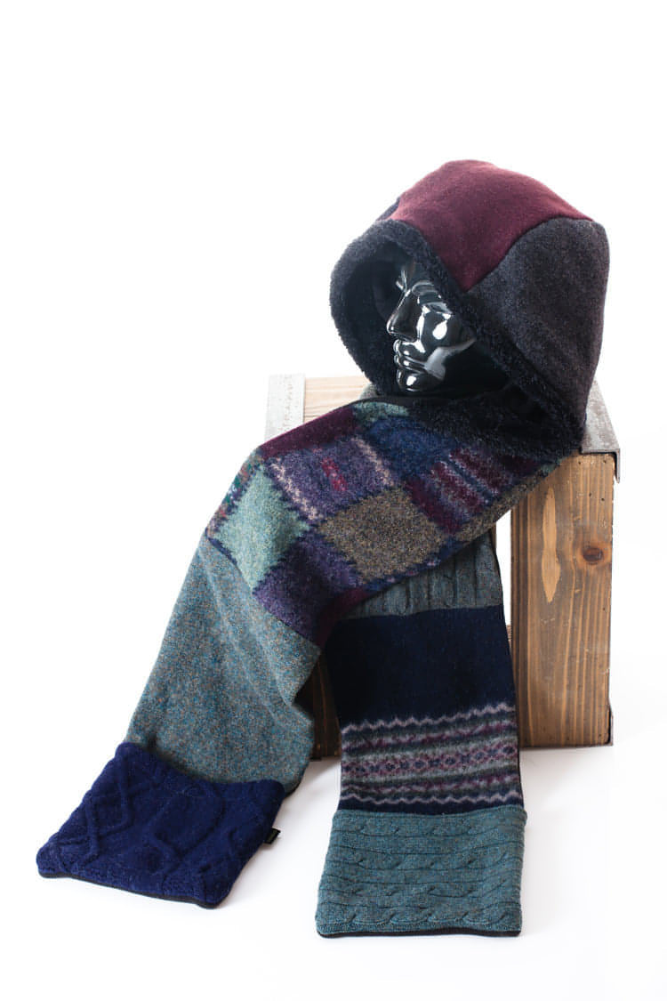 小物 hood / scarf Amazon.com: Hooded Scarf, plush fleece. 10 colors to choose