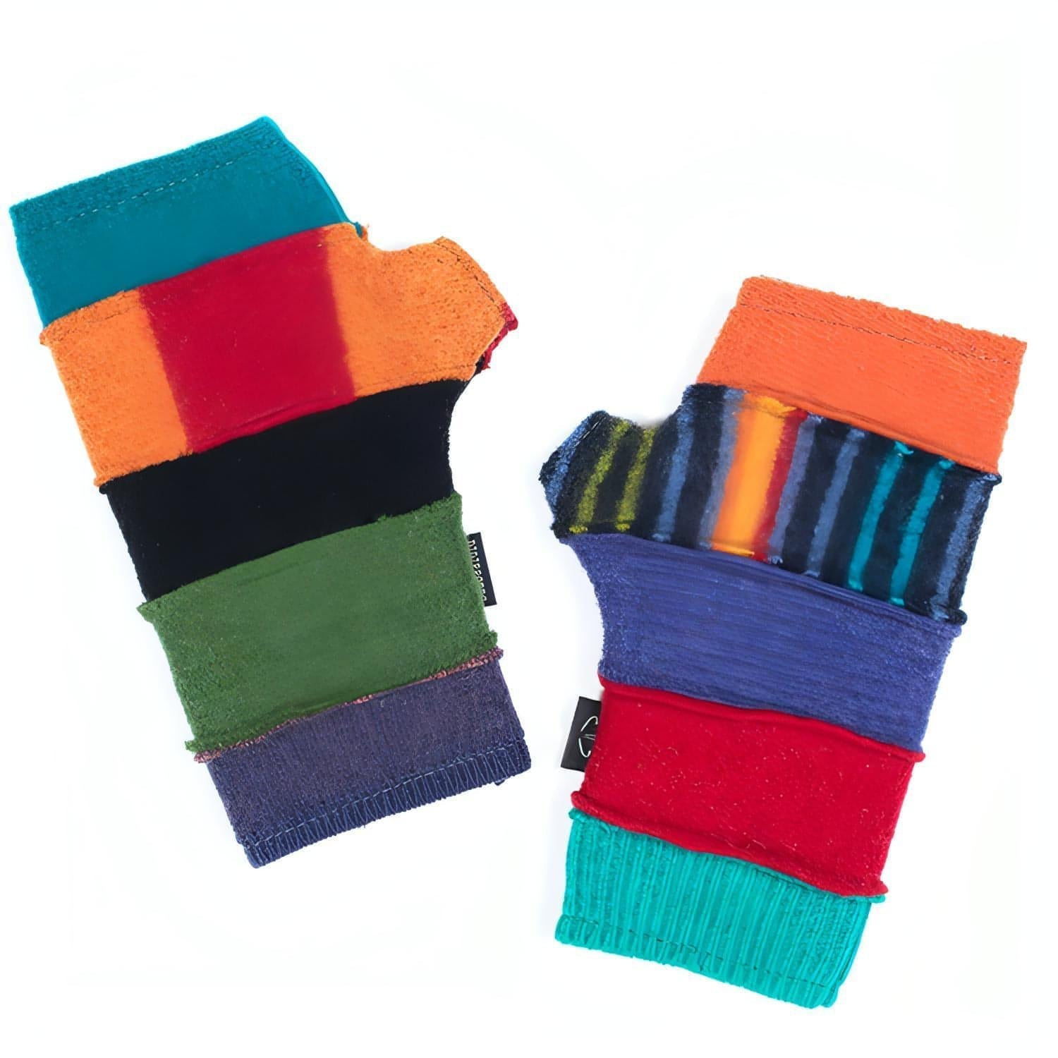 Fleece Lined Fingerless Gloves: Women's Wool Gloves for Winter