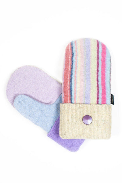 pastel colored sweater mittens for sale