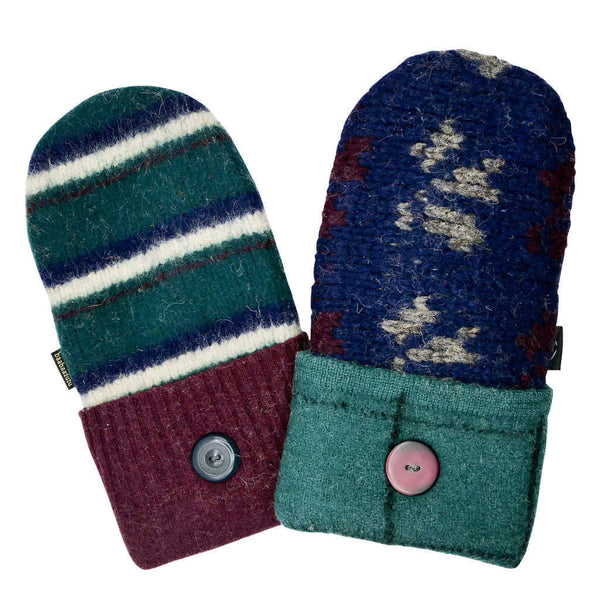 jewel toned sweater mittens for sale