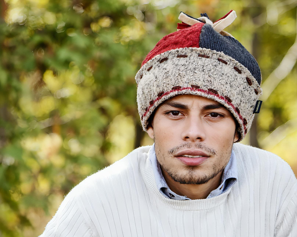 Men's Ski Cap | Recycled Wool Ski Hat for Men | Baabaazuzu Surprise-Zu Crew Chooses for You